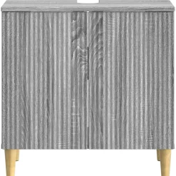 vidaXL Badkamer wastafelkast ARNHEM Grijs Sonoma 59,5 x 31,5 x 59 cm