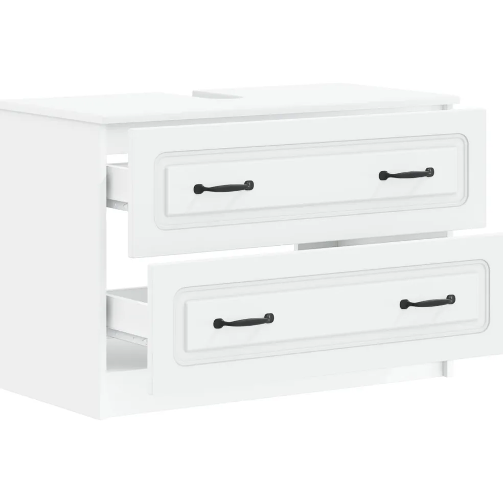 vidaXL Badkamer wastafelkast HAARLEM Sonoma Eiken 82 x 41 x 58,5 cm