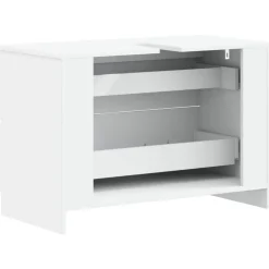 vidaXL Badkamer wastafelkast UTRECHT Wit 82 x 41 x 56 cm Bewerkt hout