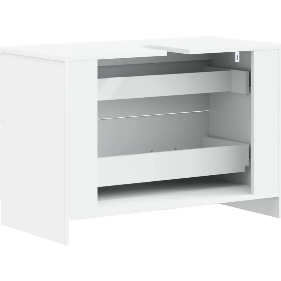 vidaXL Badkamer wastafelkast HAARLEM Sonoma Eiken 82 x 41 x 58,5 cm
