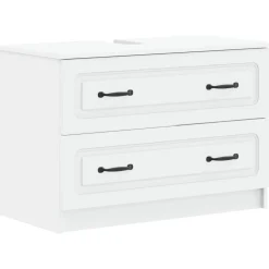 vidaXL Badkamer wastafelkast HAARLEM Sonoma Eiken 82 x 41 x 58,5 cm