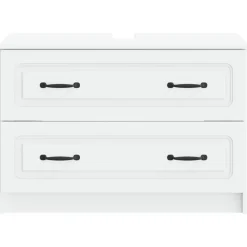 vidaXL Badkamer wastafelkast HAARLEM Sonoma Eiken 82 x 41 x 58,5 cm