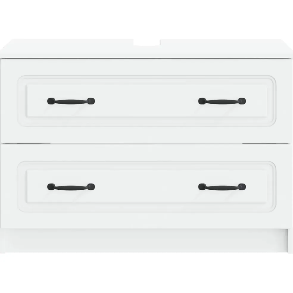 vidaXL Badkamer wastafelkast HAARLEM Sonoma Eiken 82 x 41 x 58,5 cm