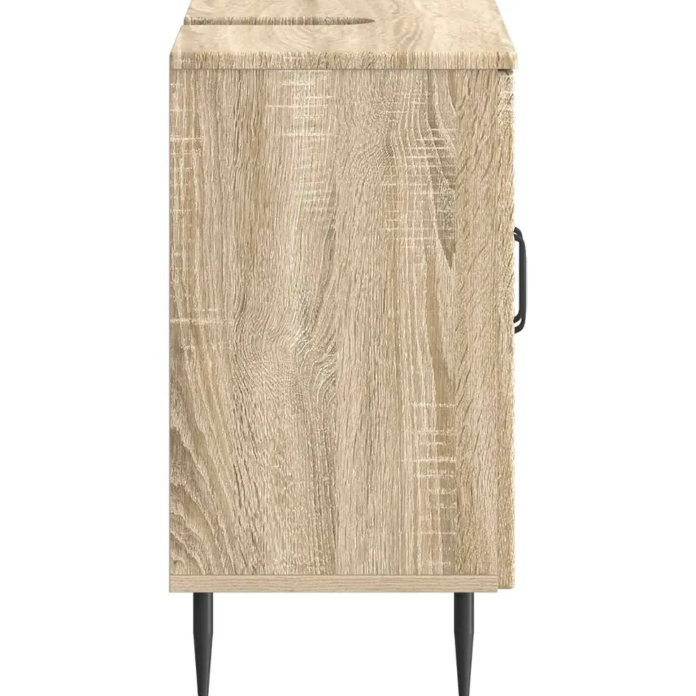vidaXL Badkamer wastafelkast HAARLEM Sonoma Eiken 59,5 x 31,5 x 59 cm