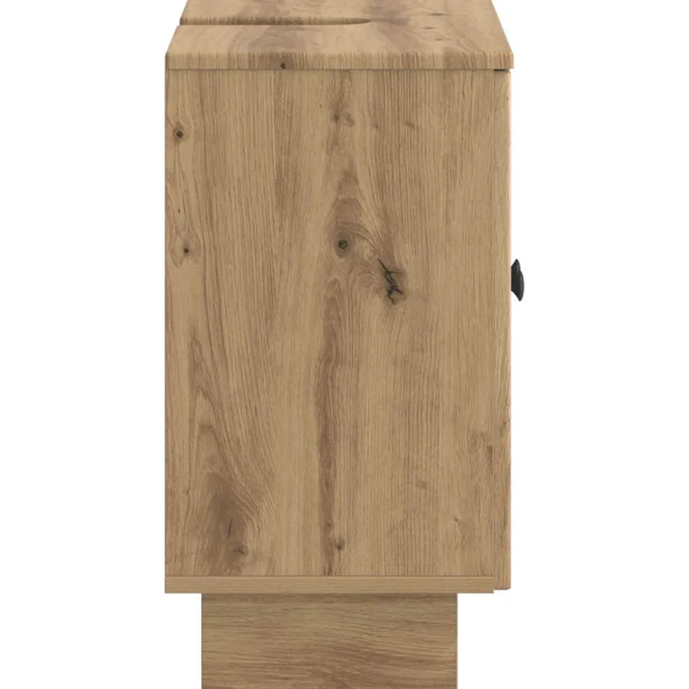vidaXL Badkamer wastafelkast EDE Artisanaal eiken 59,5 x 31,5 x 59 cm