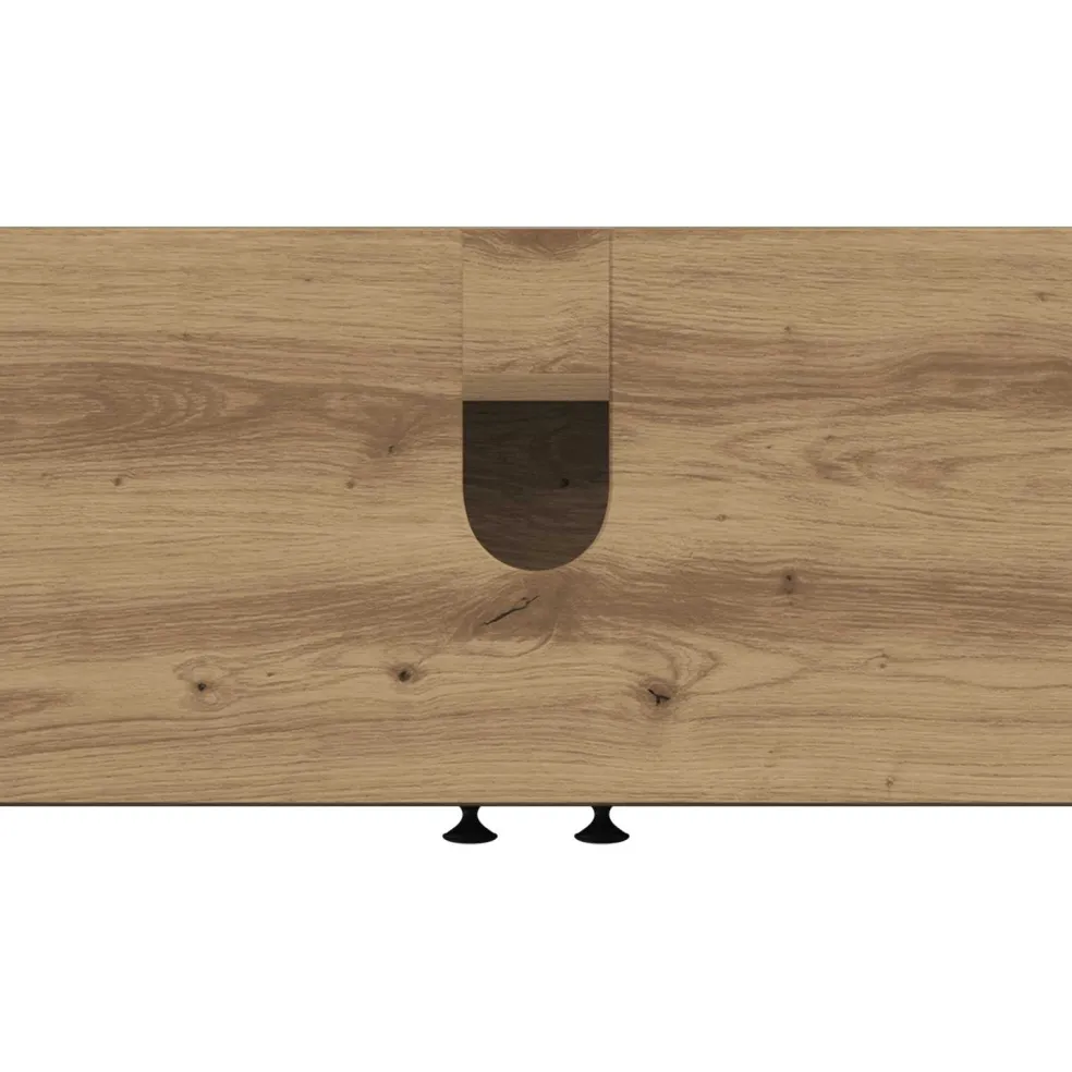 vidaXL Badkamer wastafelkast EDE Artisanaal eiken 59,5 x 31,5 x 59 cm