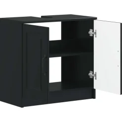 vidaXL Badkamer wastafelkast UTRECHT Zwart 59,5 x 31,5 x 59 cm