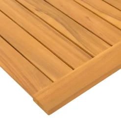 vidaXL Badmat 2 st Naturel 60 x 40 cm Massief Acaciahout