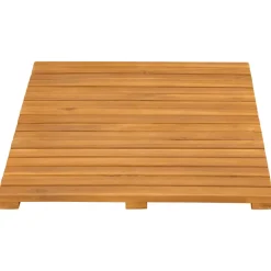 vidaXL Badmat 2 st Naturel 60 x 40 cm Massief Acaciahout