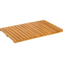 vidaXL Badmat 2 st Naturel 60 x 40 cm Massief Acaciahout