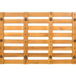vidaXL Badmat 2 st Naturel 56 x 37 cm Massief Acaciahout