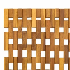 vidaXL Badmatten Naturel 95 x 140 cm Massief Acaciahout