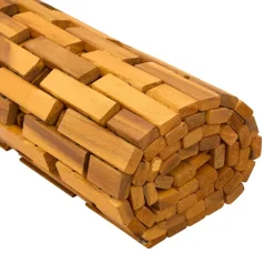vidaXL Badmatten Naturel 95 x 140 cm Massief Acaciahout