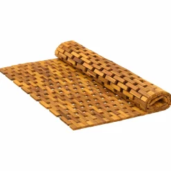 vidaXL Badmatten Naturel 95 x 140 cm Massief Acaciahout