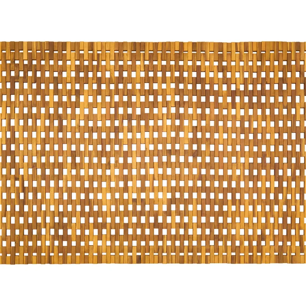 vidaXL Badmatten Naturel 105 x 160 cm Massief Acaciahout