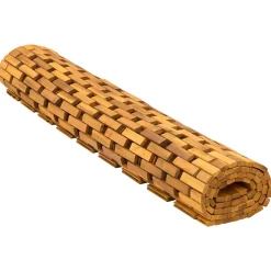 vidaXL Badmatten Naturel 105 x 160 cm Massief Acaciahout