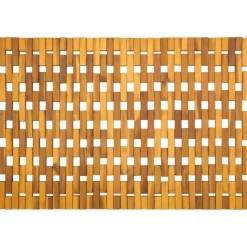 vidaXL Badmatten Naturel 55 x 80 cm Massief Acaciahout