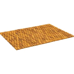 vidaXL Badmatten Naturel 85 x 120 cm Massief Acaciahout