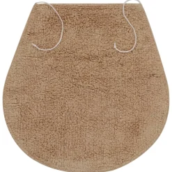vidaXL Badmattenset stof beige 3-delig