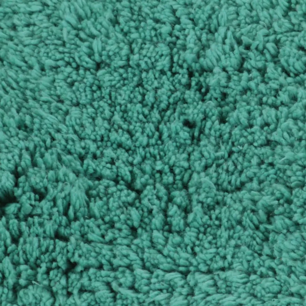 vidaXL Badmattenset stof turquoise 3-delig