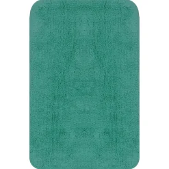 vidaXL Badmattenset stof turquoise 2-delig