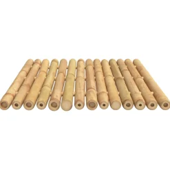 vidaXL Badmatten 2 st 50x35 cm bamboe