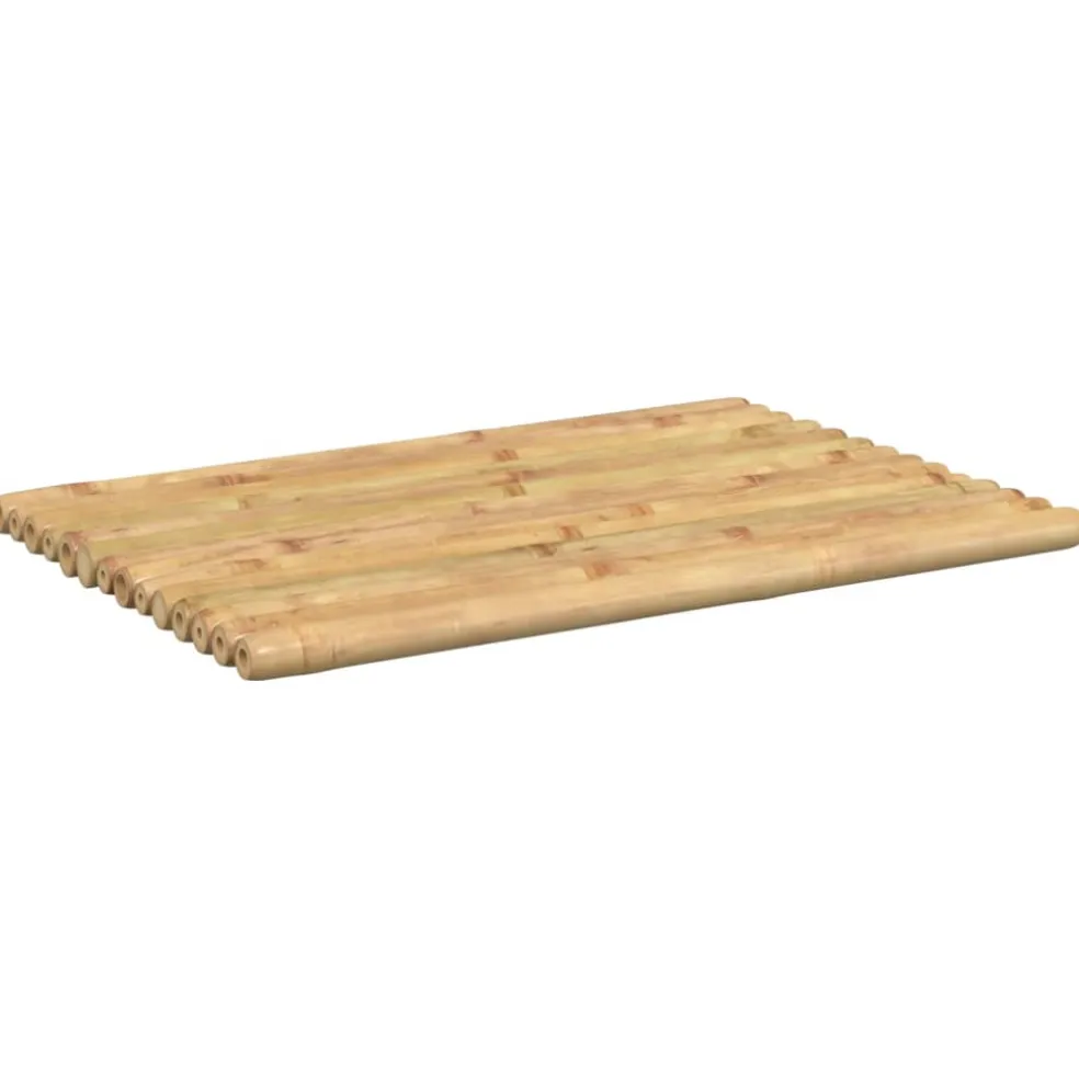 vidaXL Badmatten 2 st 50x35 cm bamboe