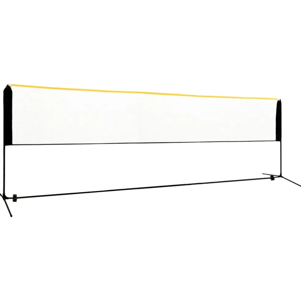 vidaXL Badmintonnet verstelbaar 500x103x94-158 cm metaal