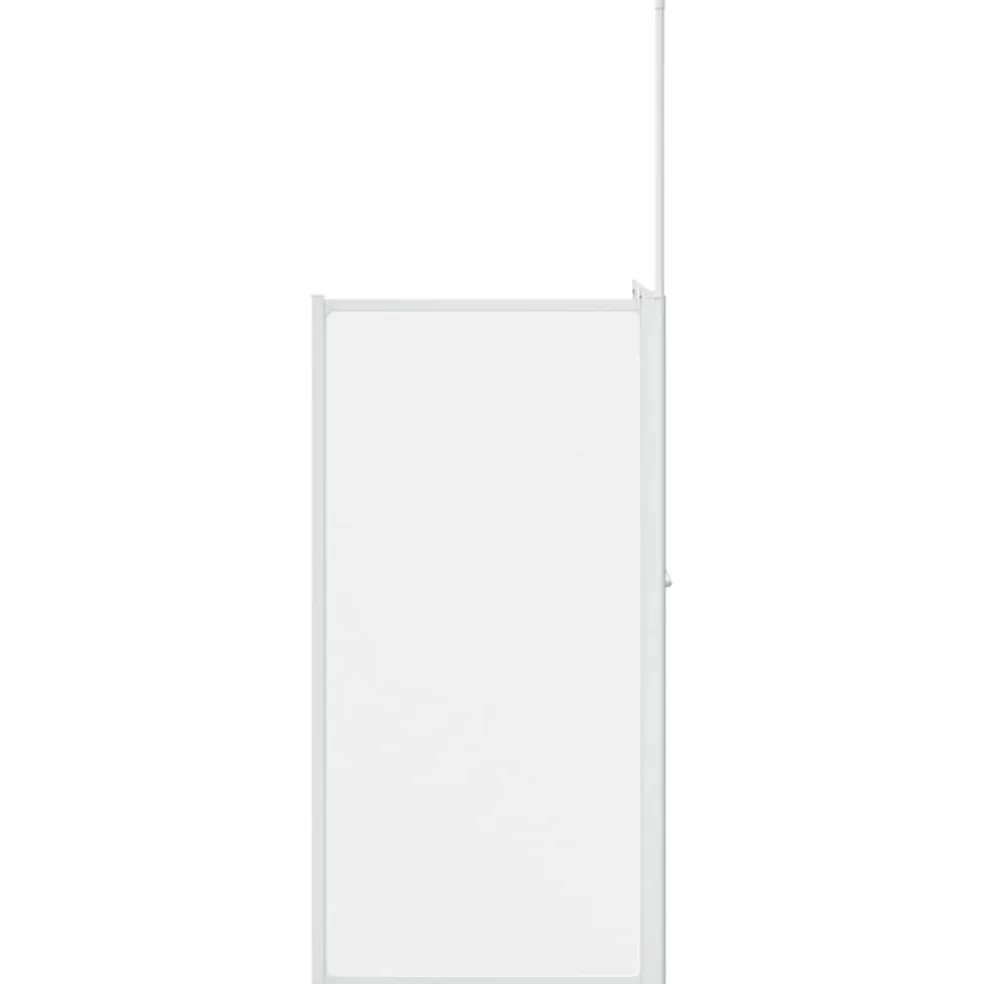 vidaXL Bad Scheidingswand Mat 120 x 70 x 137 cm Aluminium