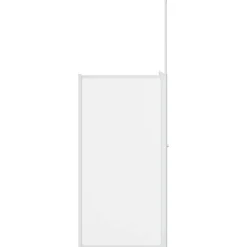 vidaXL Badwand L-vormig 4 panelen inklapbaar 70x120x137 cm