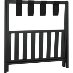 vidaXL Bagagerek 68x38x58 cm bamboe zwart