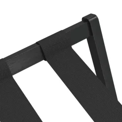 vidaXL Bagagerek 68,5x38x58 cm bamboe zwart