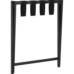 vidaXL Bagagerek 68,5x38x58 cm bamboe zwart