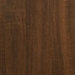 vidaXL Bakkersrek met haken 4-laags bewerkt hout bruin eikenkleurig