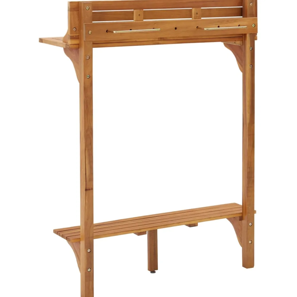 vidaXL Balkonbartafel 90x37x122,5 cm massief acaciahout