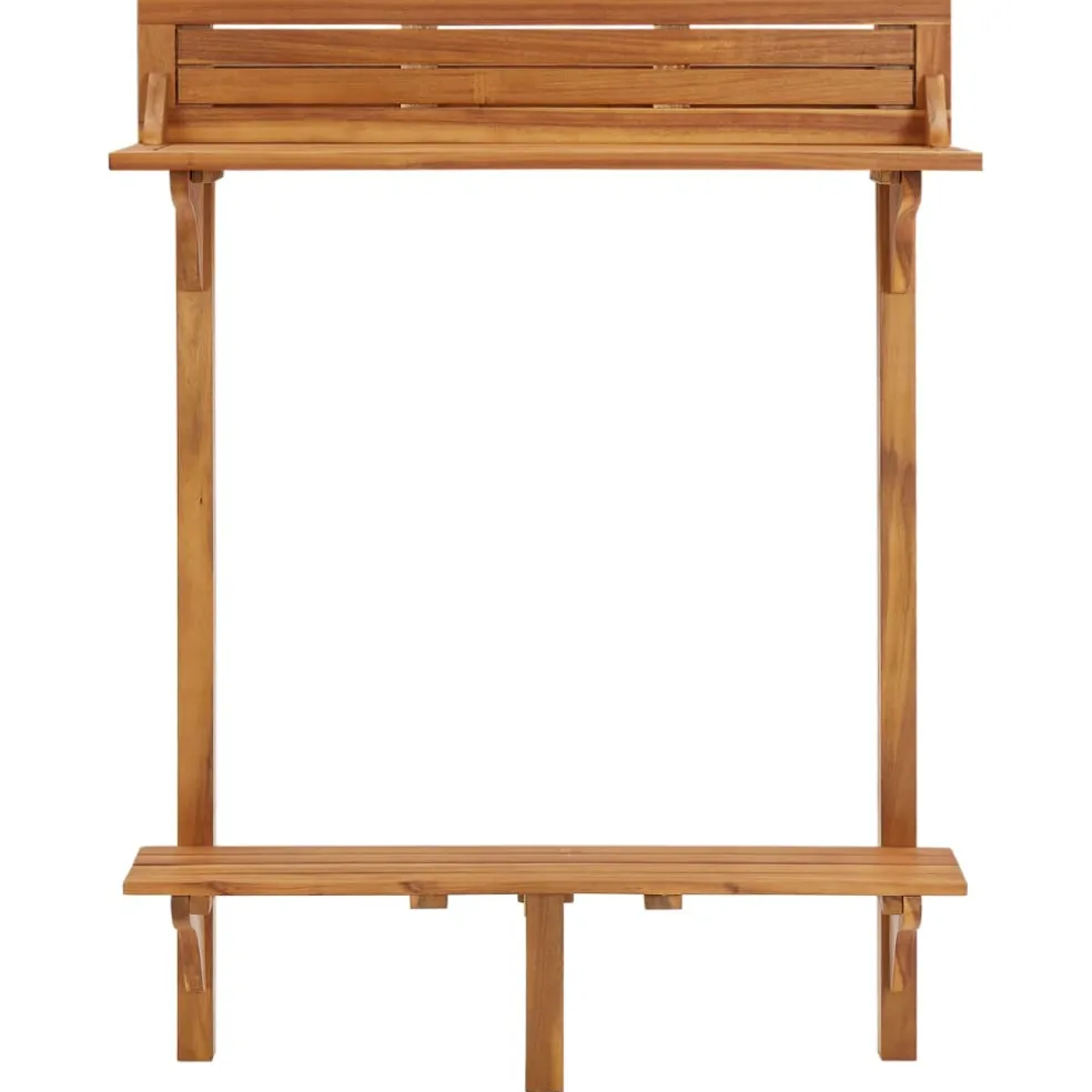 vidaXL Balkonbartafel 90x37x122,5 cm massief acaciahout