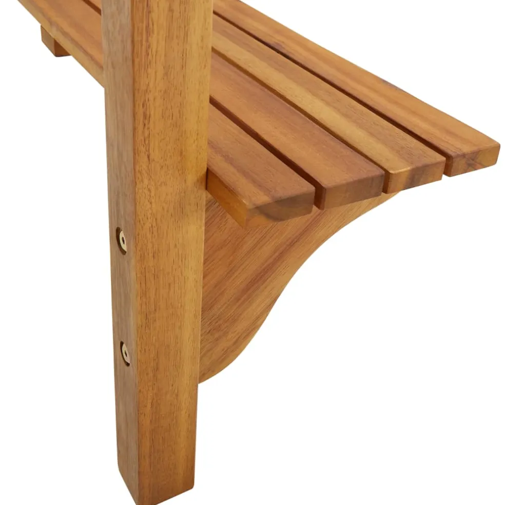 vidaXL Balkonbartafel 90x37x122,5 cm massief acaciahout