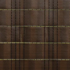 vidaXL Balkonschermen 10 st 255x19 cm poly rattan bruin en zwart