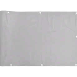 vidaXL Balkonscherm 400x120 cm PVC grijs