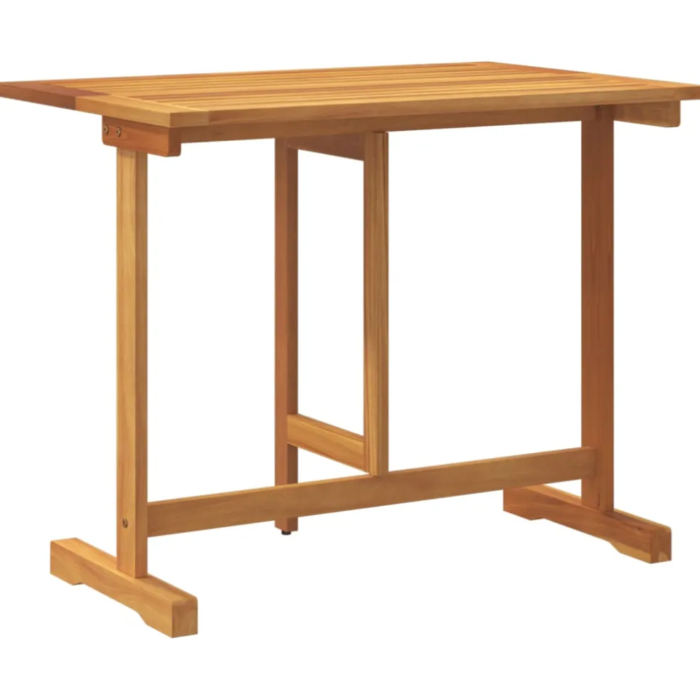 vidaXL Balkontafel inklapbaar 90x60x72 cm massief acaciahout