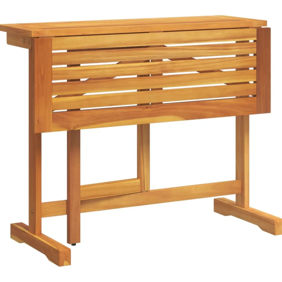 vidaXL Balkontafel inklapbaar 90x60x72 cm massief acaciahout