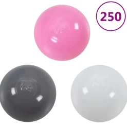 vidaXL Ballenbak voor kinderen met 300 ballen 75x75x32 cm