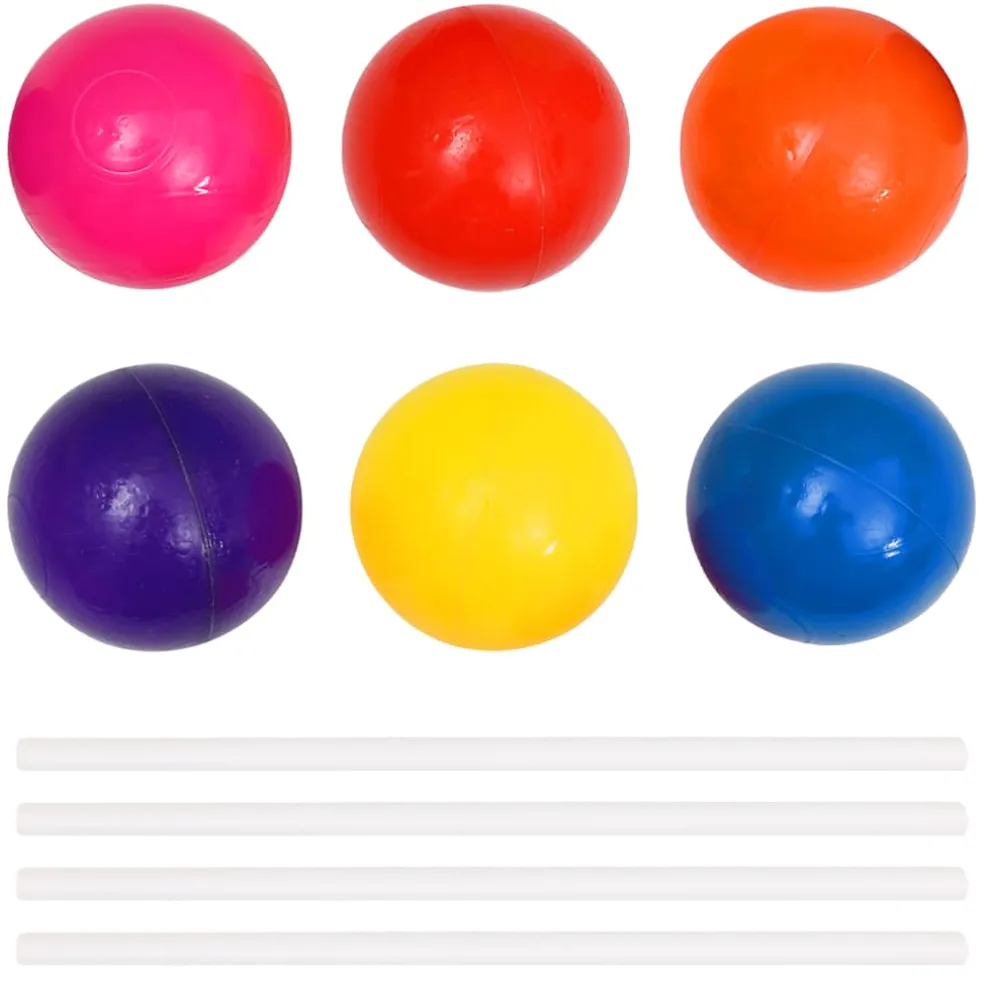 vidaXL Ballenbak voor kinderen met 300 ballen 75x75x32 cm
