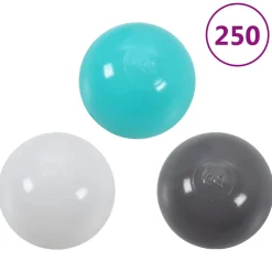vidaXL Ballenbak voor kinderen met 300 ballen 75x75x32 cm