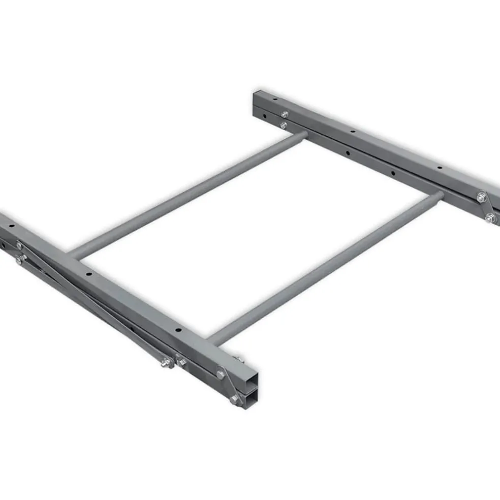 vidaXL Bandenrek staal zilverkleurig
