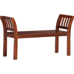 vidaXL Bank 111 cm massief acaciahout