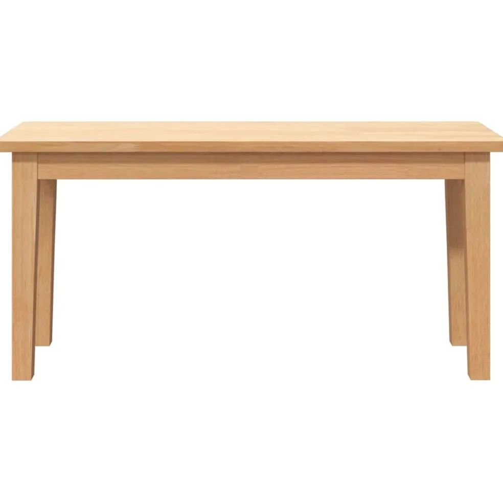 vidaXL Bank 90 cm massief hout rubber