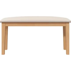vidaXL Bank 90 cm massief hout rubber