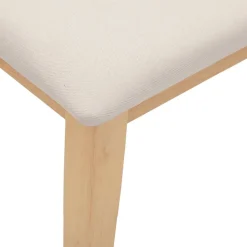 vidaXL Bank 90 cm massief hout rubber