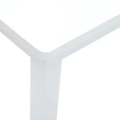 vidaXL Bank 110 cm massief hout wit rubber